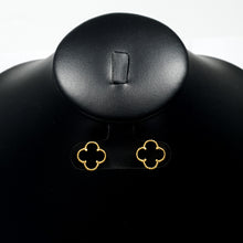 Cargar imagen en el visor de la galería, Aretes Diseño de Trébol Tono Dorado (Distintos Colores)