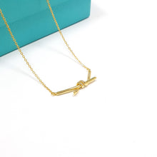 Cargar imagen en el visor de la galería, Collar TC diseño Knot con Circonias