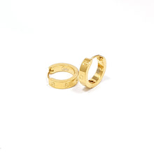 Cargar imagen en el visor de la galería, Arracadas Diseño de Tornillo modelo pequeño - 3 colores disponibles
