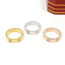 Cargar imagen en el visor de la galería, Anillo Diseño de Tornillo con 3 circonias - 3 colores disponibles
