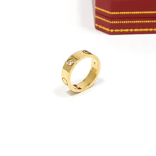 Cargar imagen en el visor de la galería, Anillo Diseño de Tornillo con 3 circonias - 3 colores disponibles
