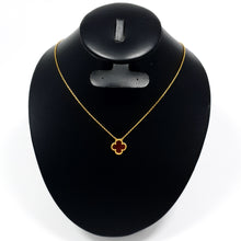 Cargar imagen en el visor de la galería, Collar Diseño Trébol Tono Dorado (Distintos Colores)
