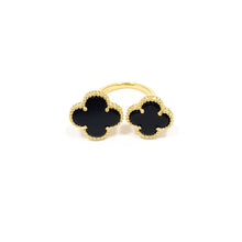 Cargar imagen en el visor de la galería, Anillos Diseño de Trébol (Distintos Colores)
