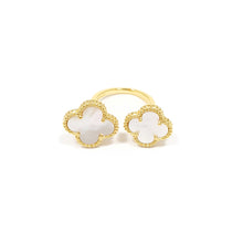 Cargar imagen en el visor de la galería, Anillos Diseño de Trébol (Distintos Colores)
