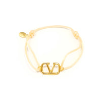 Cargar imagen en el visor de la galería, Pulsera Valentino VLogo dije Dorado (Diferentes colores)
