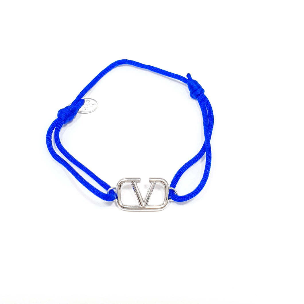 Pulsera Valentino VLogo dije Plateado (Diferentes colores)