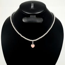 Cargar imagen en el visor de la galería, Collar de cuentas T&amp;Co con placa de corazón (Nuevo Modelo)
