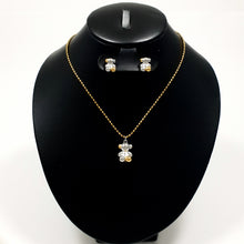 Cargar imagen en el visor de la galería, Juego de Collar y Aretes Tous Bold Bear Bitono
