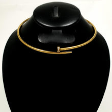 Cargar imagen en el visor de la galería, Collar Diseño de Clavo con Circonias - 2 colores disponibles
