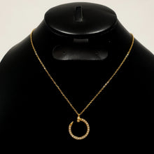 Cargar imagen en el visor de la galería, Collar Diseño de Clavo modelo Pavé
