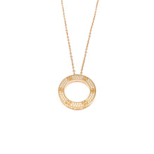 Cargar imagen en el visor de la galería, Collar Diseño de Tornillo modelo Pavé - Rose Gold
