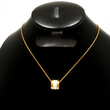 Cargar imagen en el visor de la galería, Collar B.Zero 1 Bicolor (Dorado con blanco)
