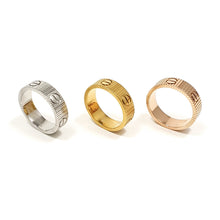 Cargar imagen en el visor de la galería, Anillo Unisex Diseño de Tornillo Ilimitado - 3 colores disponibles
