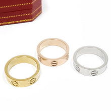 Cargar imagen en el visor de la galería, Anillo Diseño de Tornillo Liso - 3 colores disponibles
