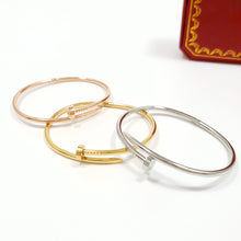 Cargar imagen en el visor de la galería, Pulsera Diseño de Clavo Liso SLIM - 3 Colores Disponibles
