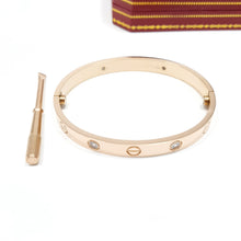 Cargar imagen en el visor de la galería, Pulsera Diseño de Tornillo Liso con Circonias - 3 colores disponibles
