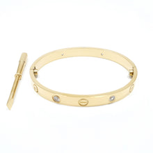 Cargar imagen en el visor de la galería, Pulsera Diseño de Tornillo Liso con Circonias - 3 colores disponibles
